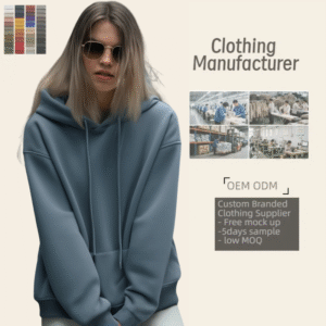 Clothing Manufacturer 500 Gsm Hoodies Sweatshirt Women French Terry Blank logo Crewneck Sweatshirt Oversized Hoodies