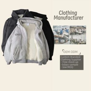 OEM ODM Blank Hoodies Logo Clothing Manufacturers Oversized Hoodies Heavyweight Sweatshirt