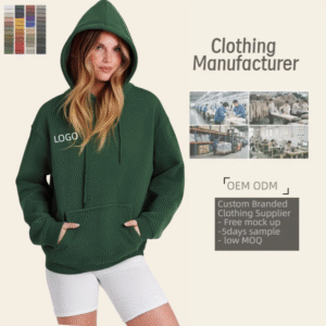 Women Clothes Custom Hoodies Oversized Hoodies Clothing Manufacturer Blank logo Crewneck Sweatshirt