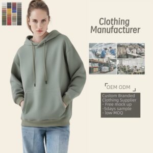 Clothing Manufacturer Women Clothes Custom Hoodies Oversized Hoodies Blank logo Crewneck Sweatshirt