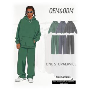 Custom Hoodie Set Women Hoodies Colorful Striped Sleeve Hoodie Set