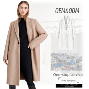 Tailored Longline Wool Coat for Women Customizable OEM ODM Solutions Free Samples Available